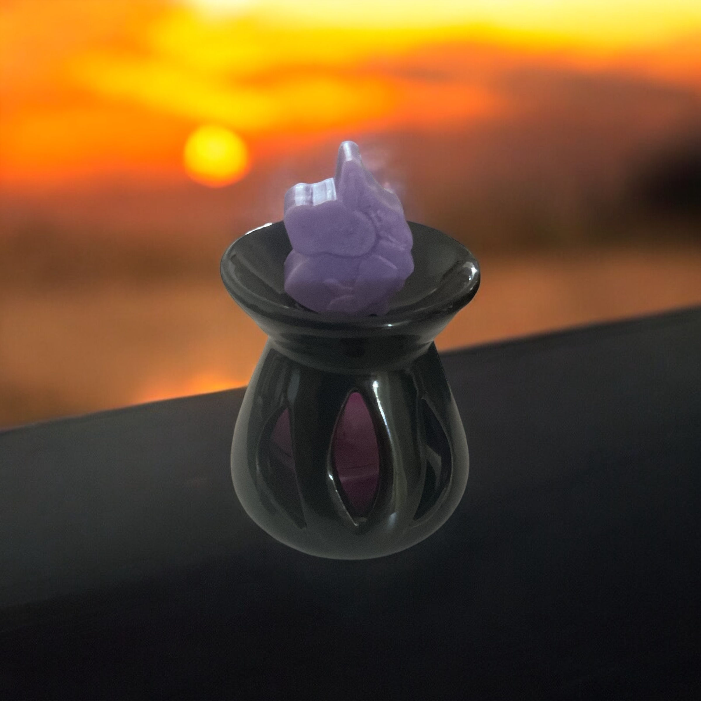 Gloss Black Mini Tealight Burner