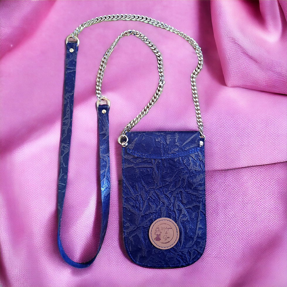 Miniature : Pochette de téléphone en cuir