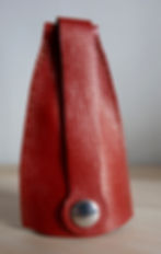 Miniature : Pochette à clef en cuir porte-clé