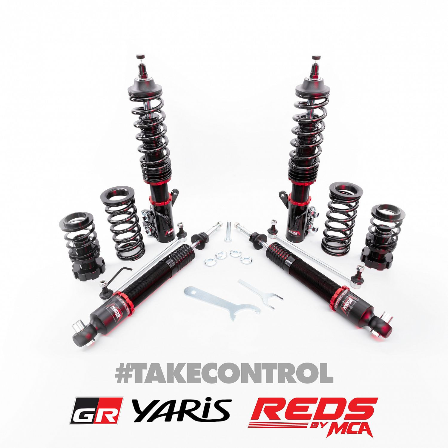Coilover REDS by MCA Suspension - Wiborg Engineering Spec