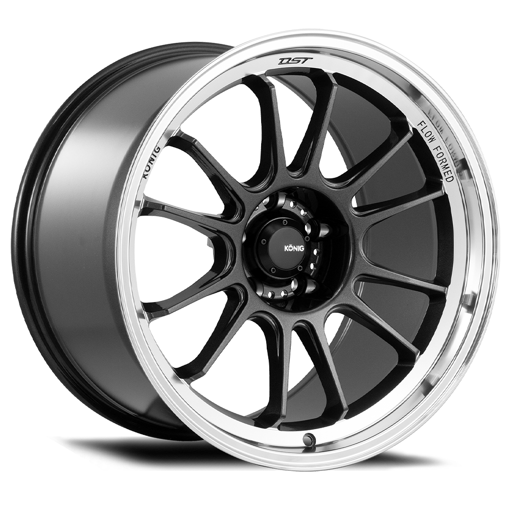 Hypergram 17x9.0 5x114.3 ET40 - Metallic Carbon w/ Machined Lip