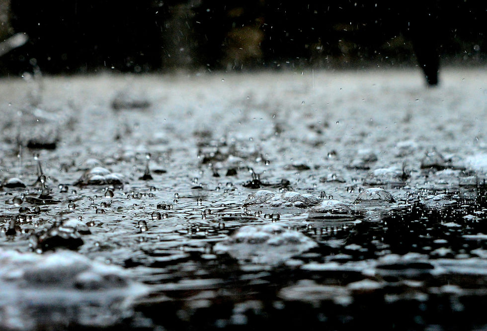 Rainy day as a symbol of emotional numbness and the start of process of EMDR therapy Denver