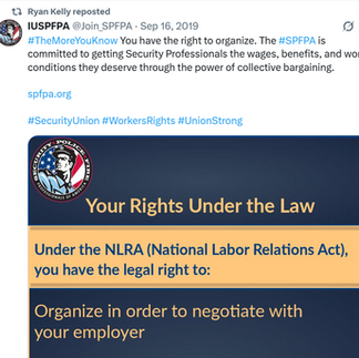 SPFPA Region 3 VP Ryan Kelly Swastika Twitter Post SPFPA #SPFPA #SPFPAUNION