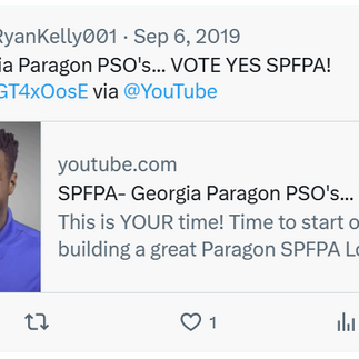 SPFPA Region 3 VP Ryan Kelly Swastika Twitter Post SPFPA #SPFPA #SPFPAUNION