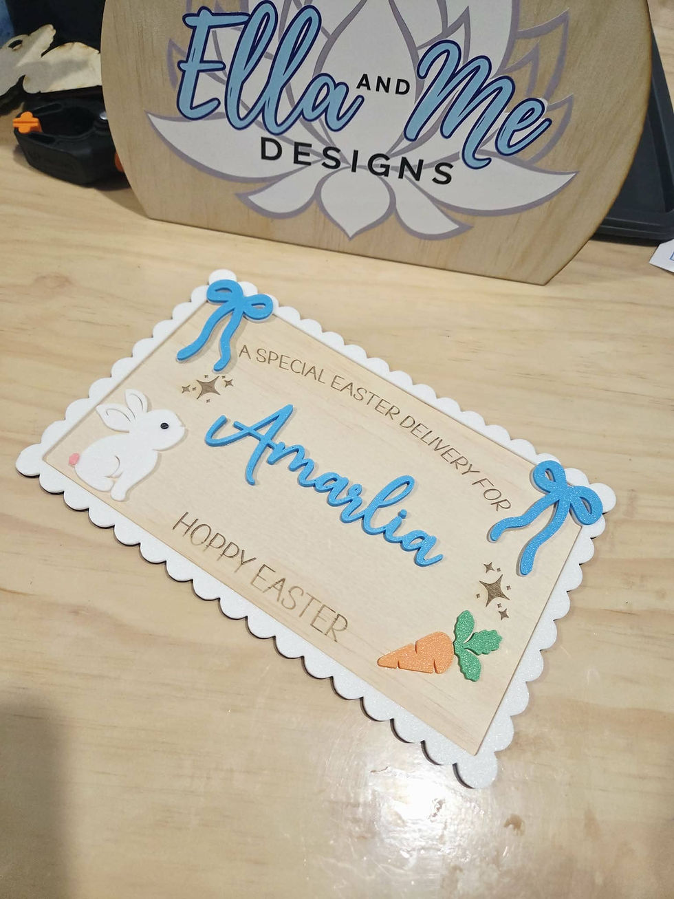 Thumbnail: SCALLOP EASTER PLAQUE