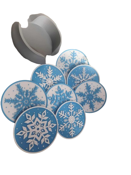 Thumbnail: SNOWFLAKE COASTER SET