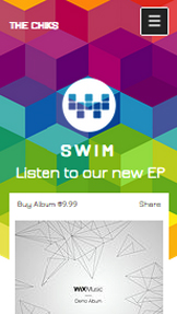 Se alle skabeloner hjemmesideskabeloner – Musikudgivelse