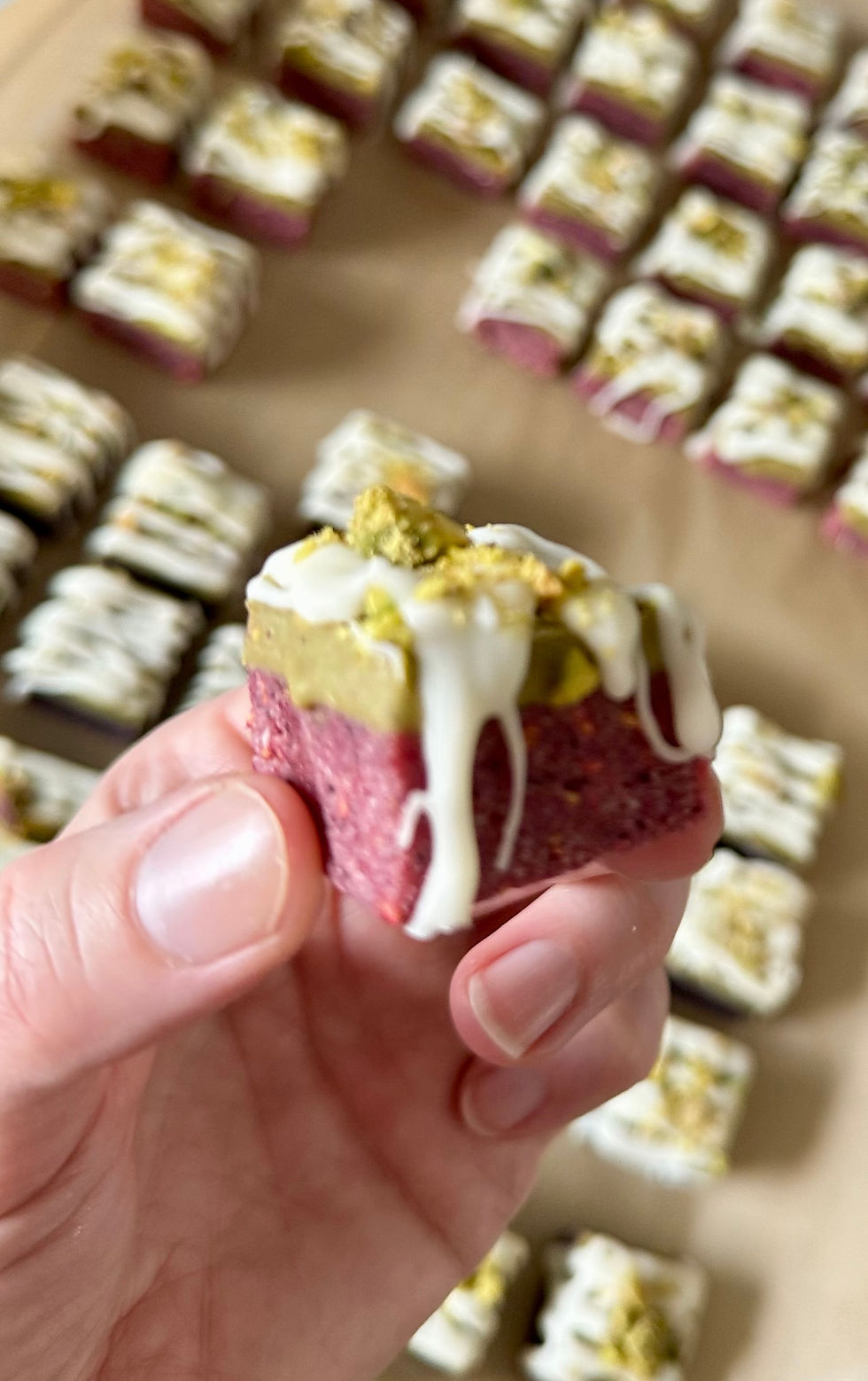 Thumbnail: Witty Pistachio & Fruit Petit Fours