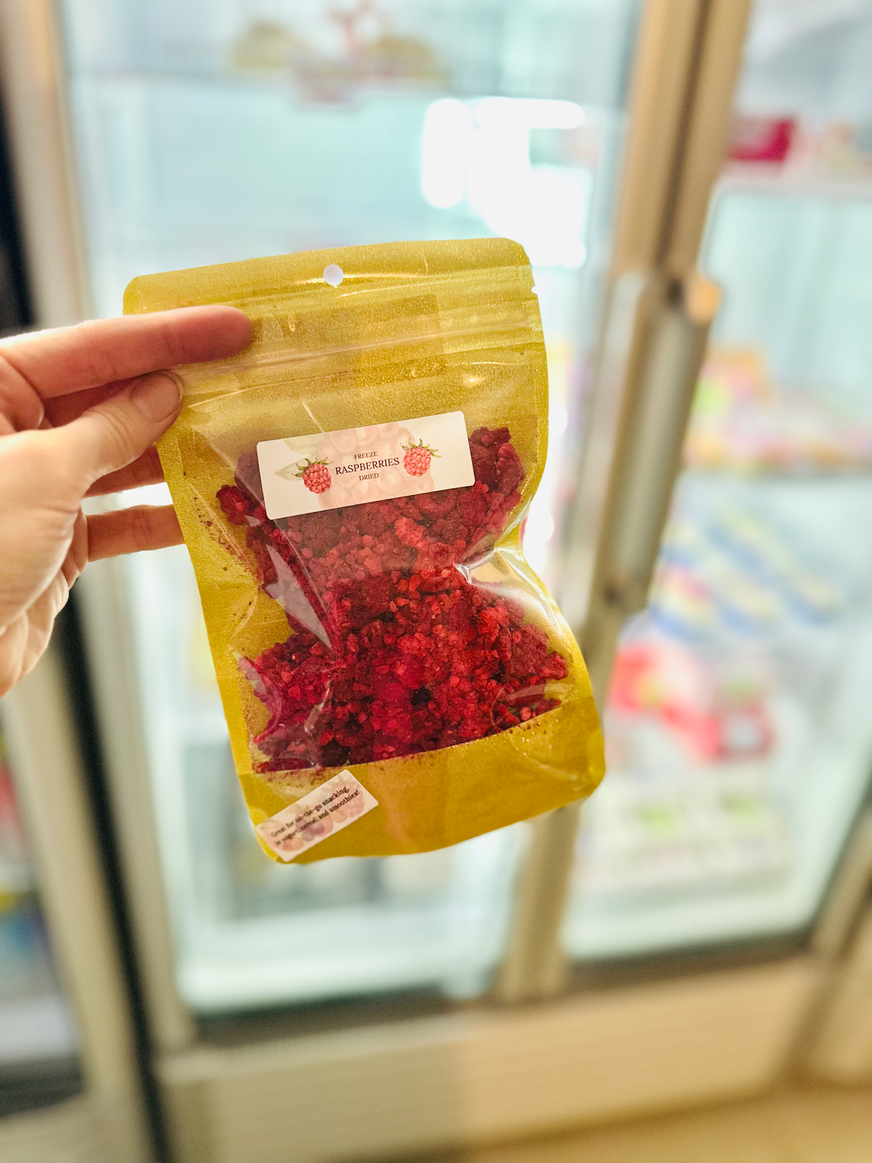 Organic Raspberries, Freeze-Dried, 1oz