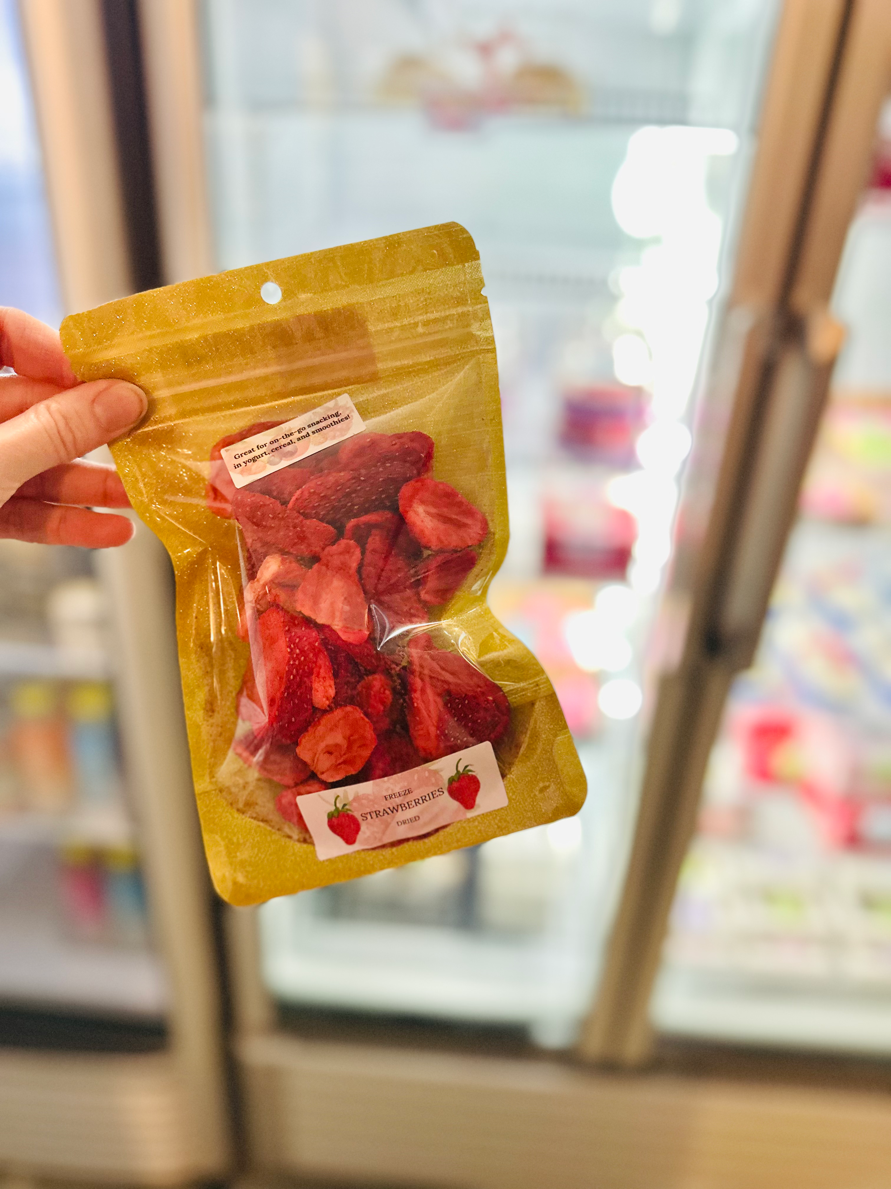 Organic Strawberries, Freeze-Dried, 1oz