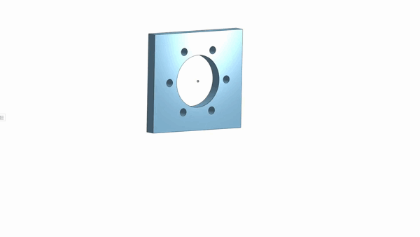 Bracket CAD timelapse