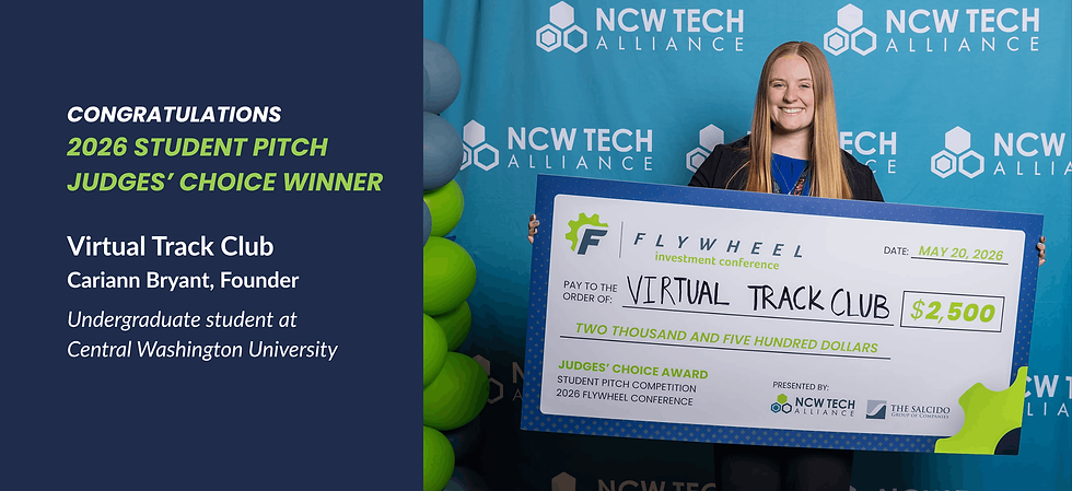 2026 Flywheel Student Pitch Competition Judges' Choice Winner - Virtual Track Club