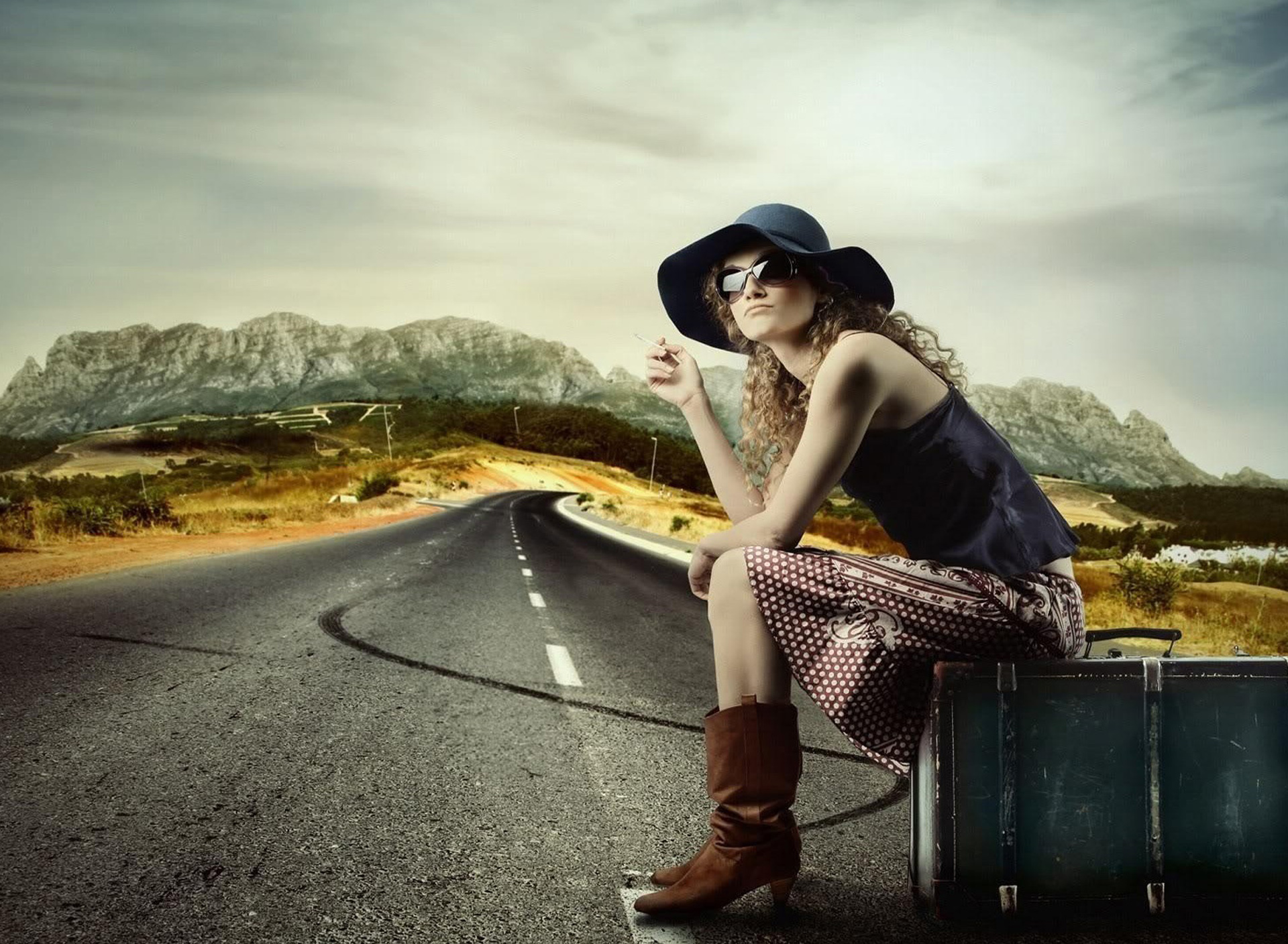 road trip wallpaper