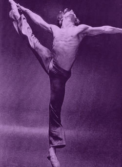 michael baryshnikov b&w purple