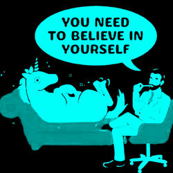 believe in yourself green