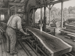 The Soul of a Lone Bison Fly Tying Table: Choosing Wood with Purpose