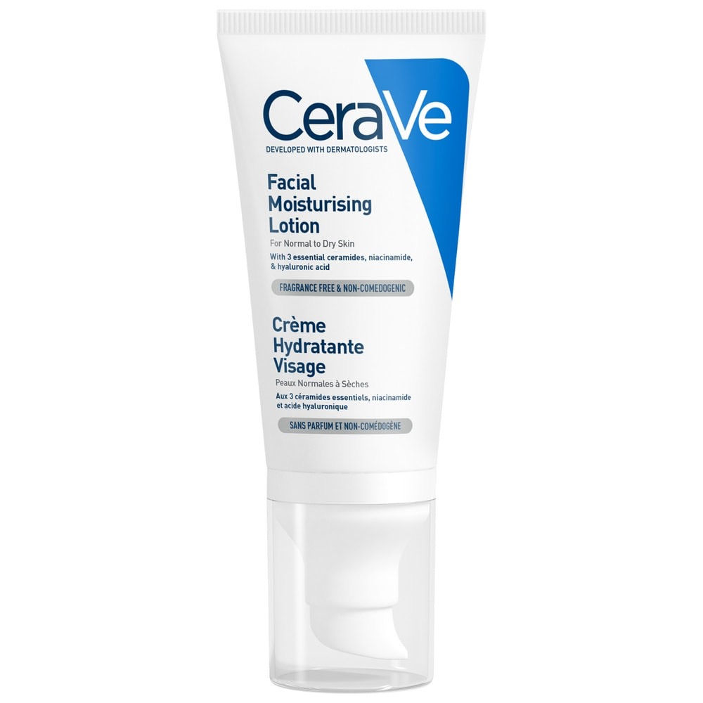 CeraVe Crème Hydratante Visage pour Peaux Normales à Sèches