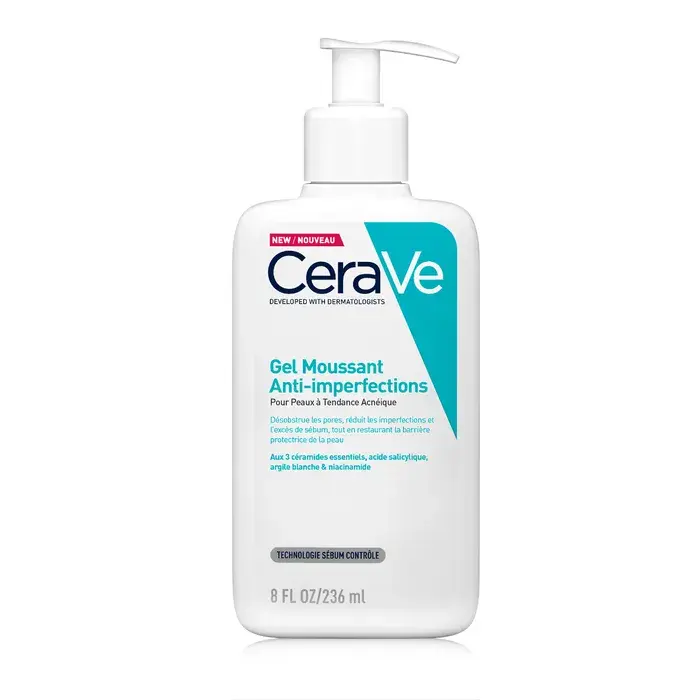 CeraVe Gel Moussant Anti-Imperfections - Peaux à Tendance Acnéique, 236ml