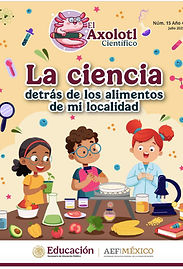 Inserto en revista científica mexicana Axolotl.