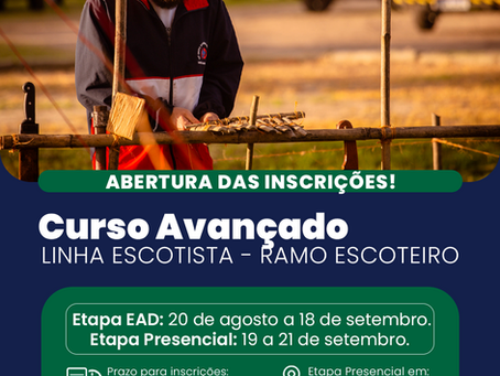 Curso Avançado - Linha Escotista - Ramo Escoteiro