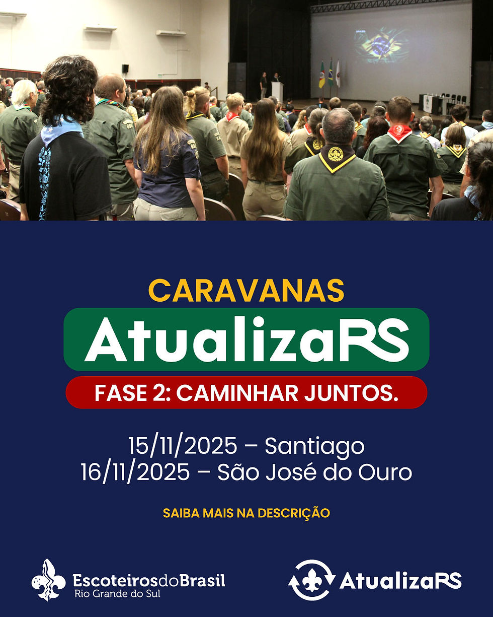 Caravanas AtualizaRS: 15/11 – Santiago | 16/11 – São José do Ouro.