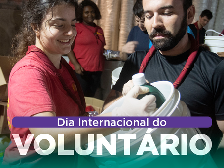 05 de dezembro: Dia Internacional do Voluntário.