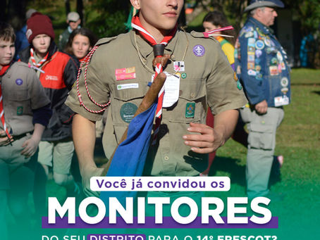 Convide os Monitores do Seu Distrito para o 14º ERESCOT