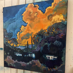 Nighttime landscape