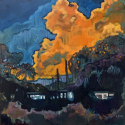 Nighttime landscape