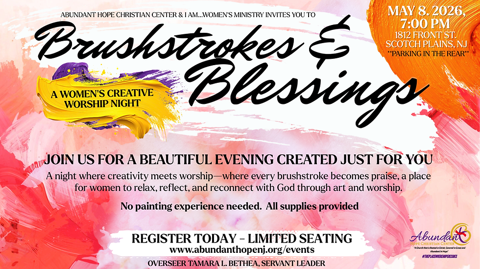 Brushstrokes & Blessings: A Women's Creative Worship Night