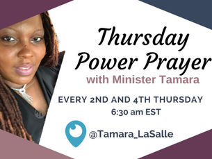 Thursday Power Prayer on Periscope!!!