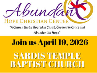 April 19, 2026 -Worship with Sardis