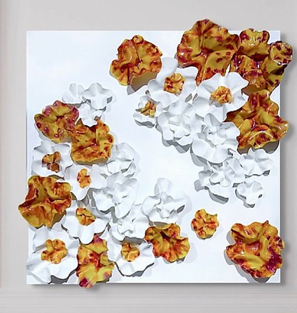 Coastal Style Wall Art, Beach House Decor, Floral Wall Art