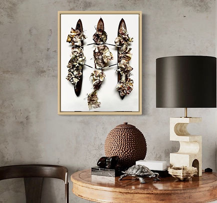 Encaustic Wall Installation