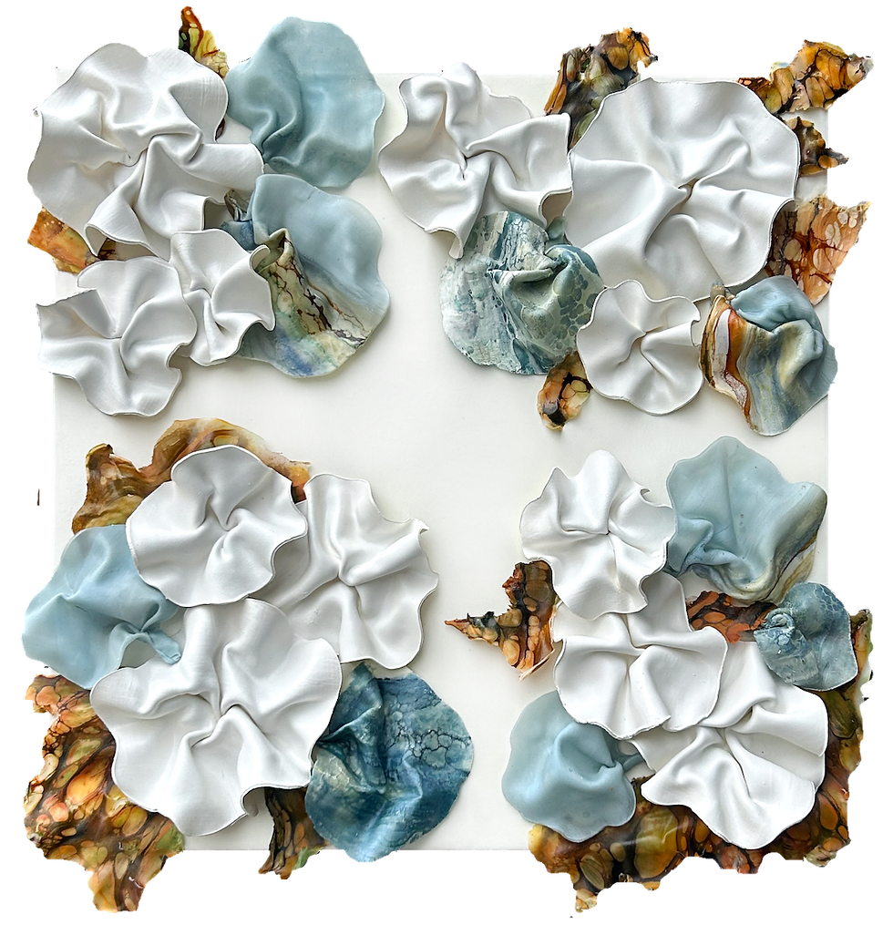 3D Floral Encaustic 29