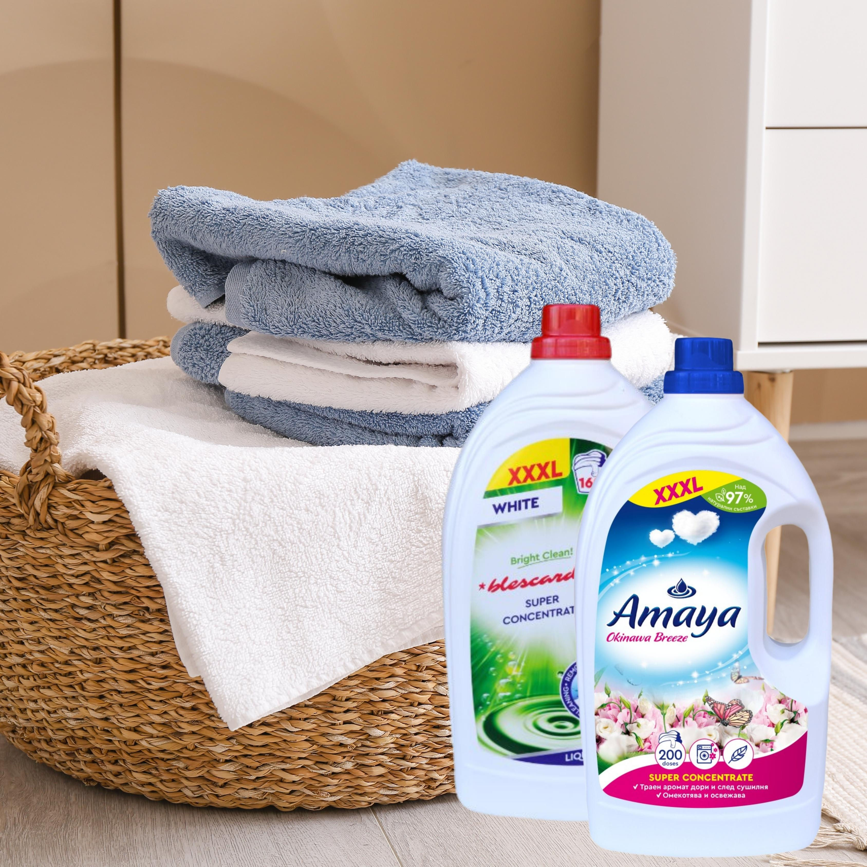 Сет за пране течен прах за пране + омекотител