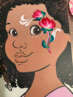 Roses Face Paint