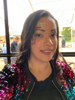 Mardi Gras Face Art