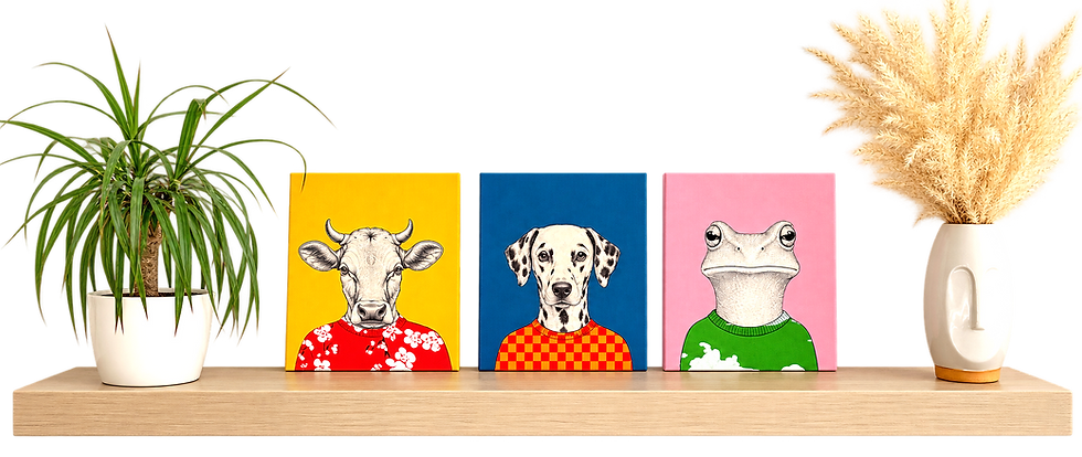 petits tableaux  animalier