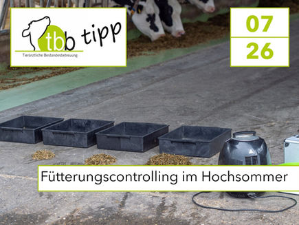 Überwachung der Ration mit Hilfe der Schüttelbox