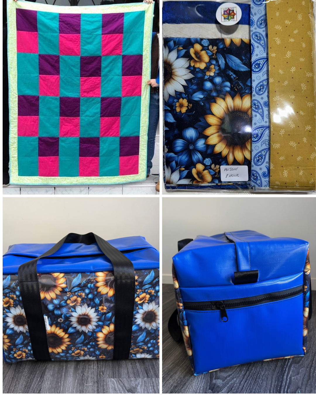 Ultimate camping bundle - Sunflowers blue 