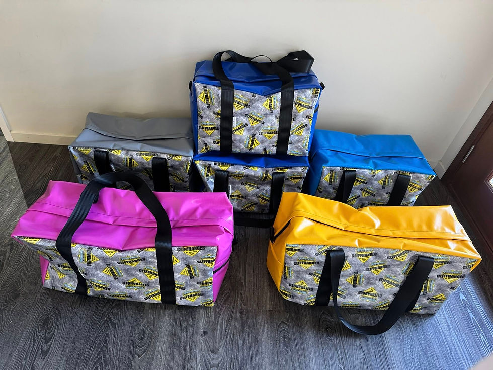 Cliffhanger gear bags
