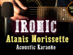 Ironic - Acoustic Karaoke and lyrics