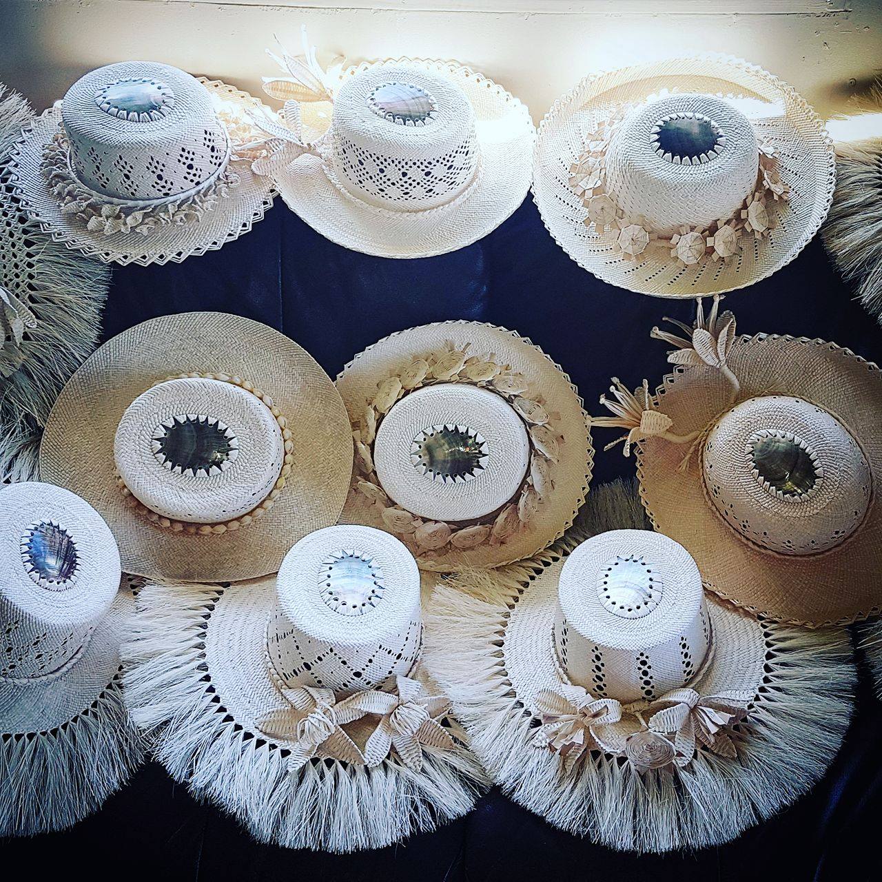 White rito hats