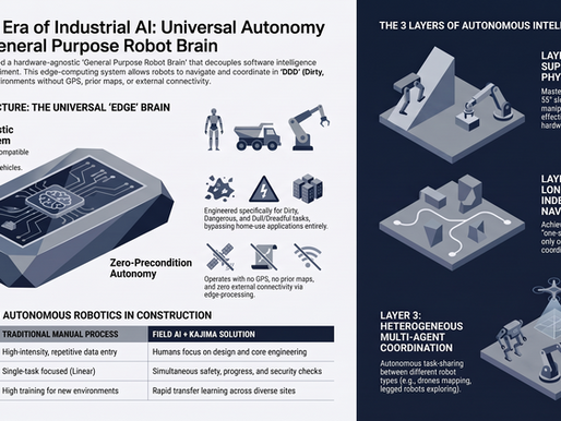 One Brain to Rule All Bodies: How Field AI and Kajima Corporation are Pioneering the Era of Industrial Autonomy