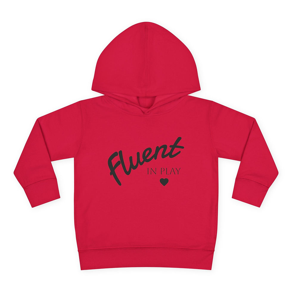 Thumbnail: Fluent in Play Toddler Pullover Fleece Hoodie