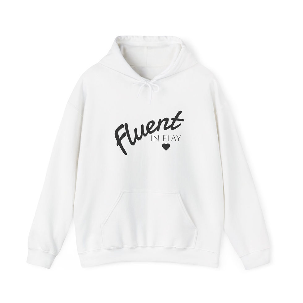 Thumbnail: Fluent in Play Adult Unisex Heavy Blend™ Hoodie