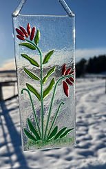 Fused Flower Suncatcher