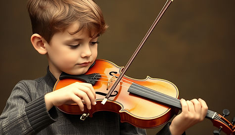 A boy about age 10 playing a violin.jpg