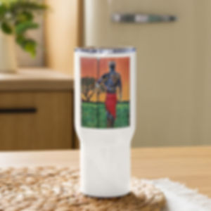 Travel mug with a handle